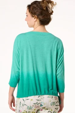 Dip Dye Tie Hem Top