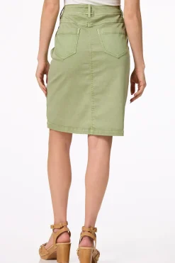 Double Pocket Denim Skirt