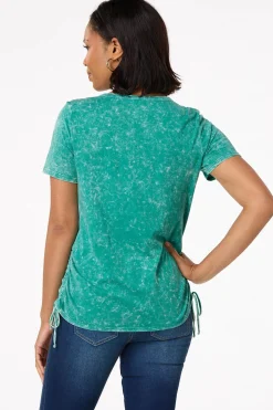 Drawstring Side Tee