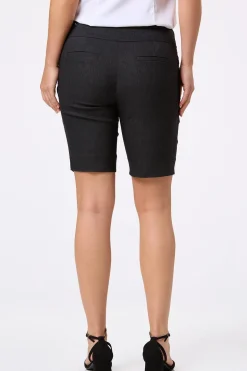 Dressy Denim Bermuda Shorts