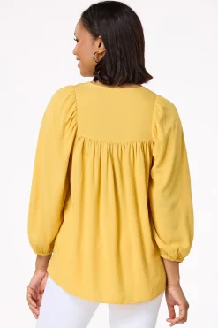 Embroidered Aztec Poet Top