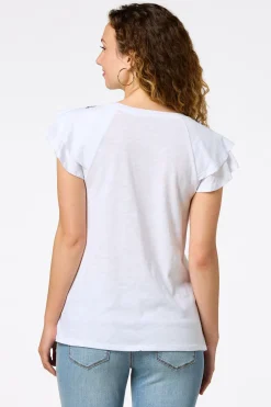Embroidered Blossom Top