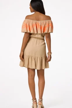 Embroidered Swing Dress