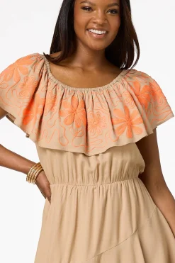 Embroidered Swing Dress