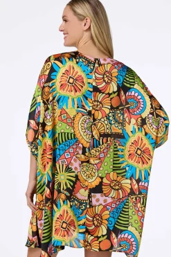 Ethnic Abstract Print Kimono