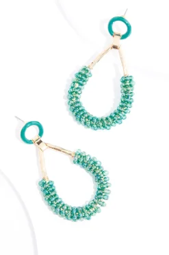 Everyday Seed Bead Tear Earrings