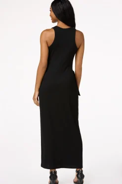 Faux Wrap T- Shirt Maxi Dress