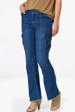 Flare Cargo Jeans