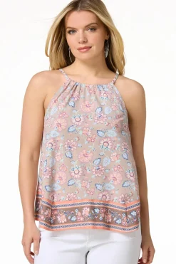 Floral Border Tank
