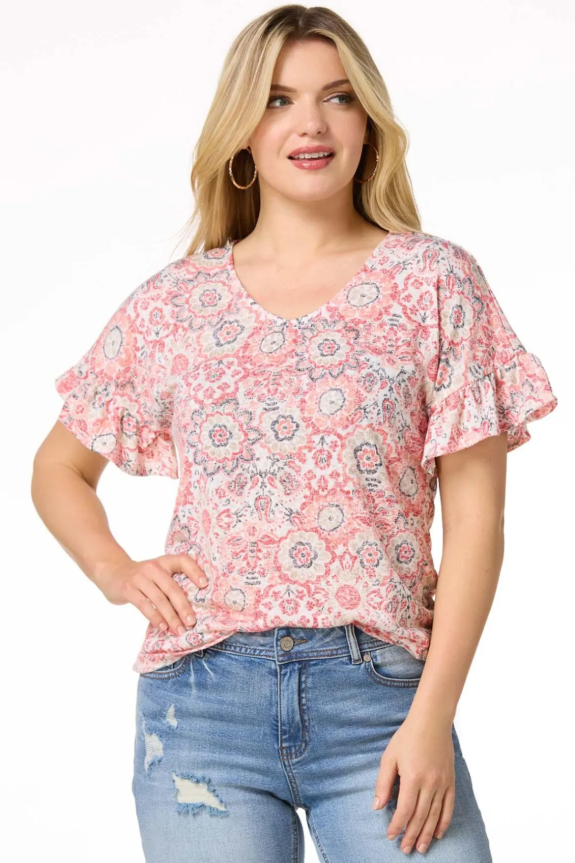 Floral Medallion Top