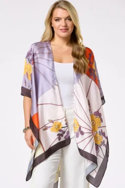 Floral Silky Kimono