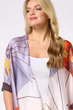 Floral Silky Kimono
