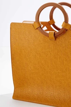Flower Lucite Tote Set