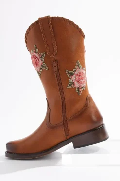 Flower Western Boots