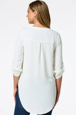 Flowy High- Low Top