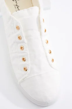 Frayed Slip- On Sneakers