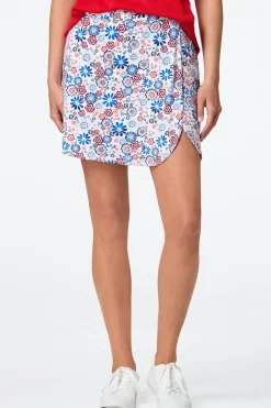 French Terry Floral Skort