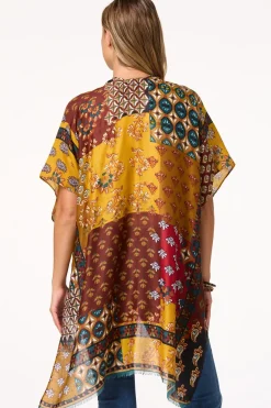 Geo Patchwork Kimono