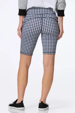 Gingham Biker Shorts