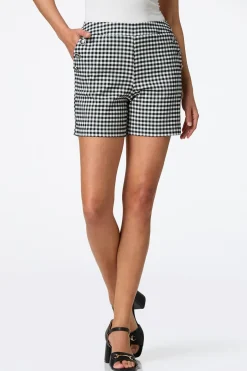 Gingham Pull- On Shorts