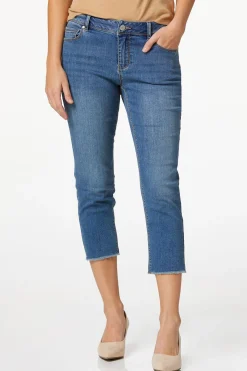 Girlfriend Frayed Hem Jeans