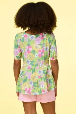 Girls Blossom Babydoll Top