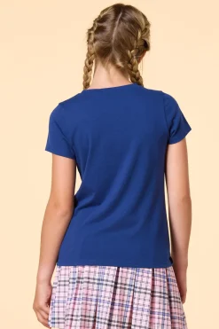 Girls Embellished Butterfly Tee