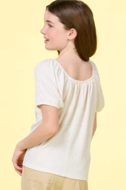 Girls Eyelet Top