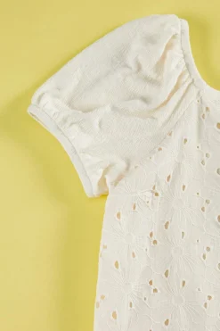 Girls Eyelet Top