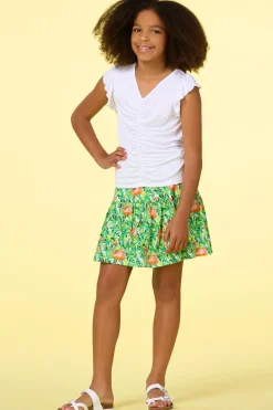 Girls Flamingo Skort