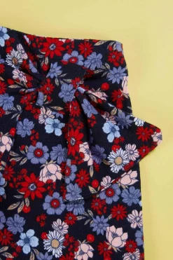 Girls Floral Bow Side Skort