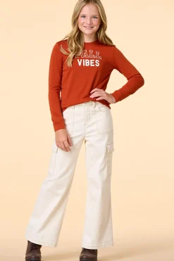 Girls French Terry Fall Sweatshirt
