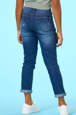 Girls Patchwork Jeans
