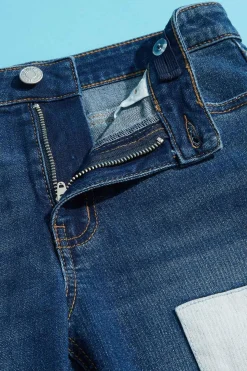 Girls Patchwork Jeans