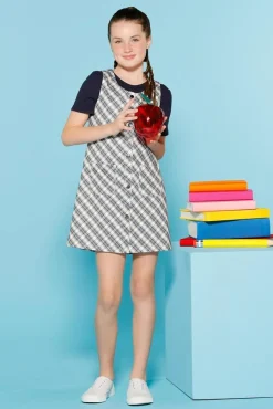 Girls Plaid Jumper