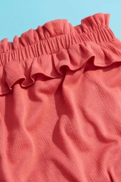 Girls Ruffled Bubble Tank