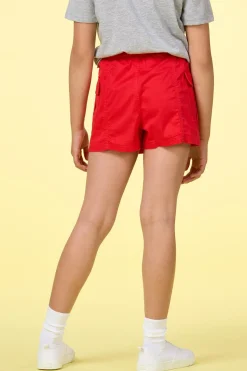 Girls Solid Cargo Shorts