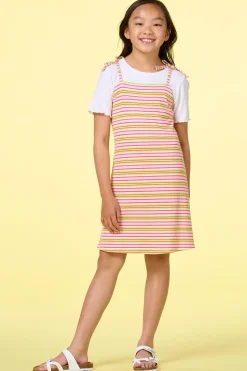 Girls Tie Shoulder Jumper