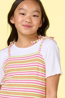 Girls Tie Shoulder Jumper