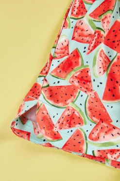 Girls Watermelon Tie Waist Shorts