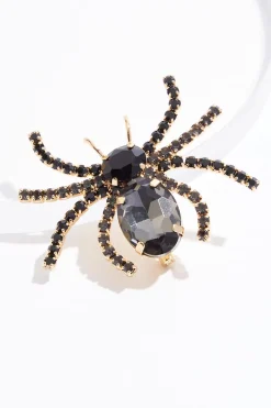 Glass Spider Brooch