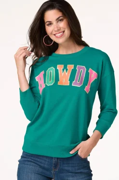 Glittery Howdy Sweatshirt