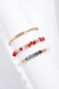 God Is Within Her Bracelet Set