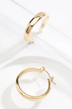 Gold Hoop Earrings