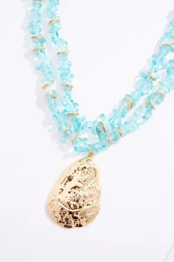 Gold Shell Pendant Necklace