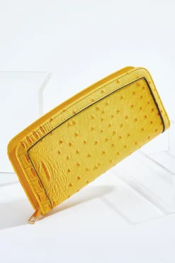 Golden Textured Wallet