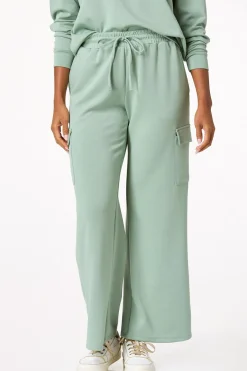 Green Cargo Sweatpants