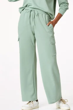 Green Cargo Sweatpants