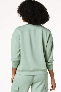 Green Crew Neck Sweatshirt