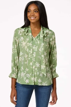 Green Floral Shirt